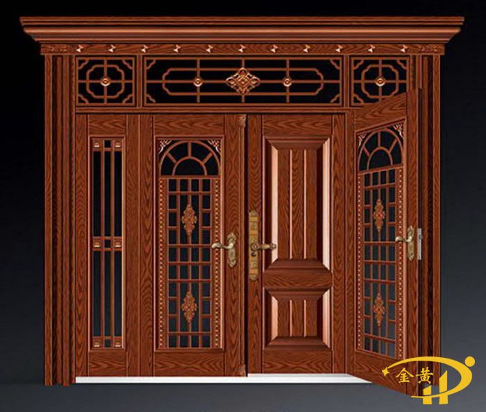 鋅合金玻璃拼接復合門