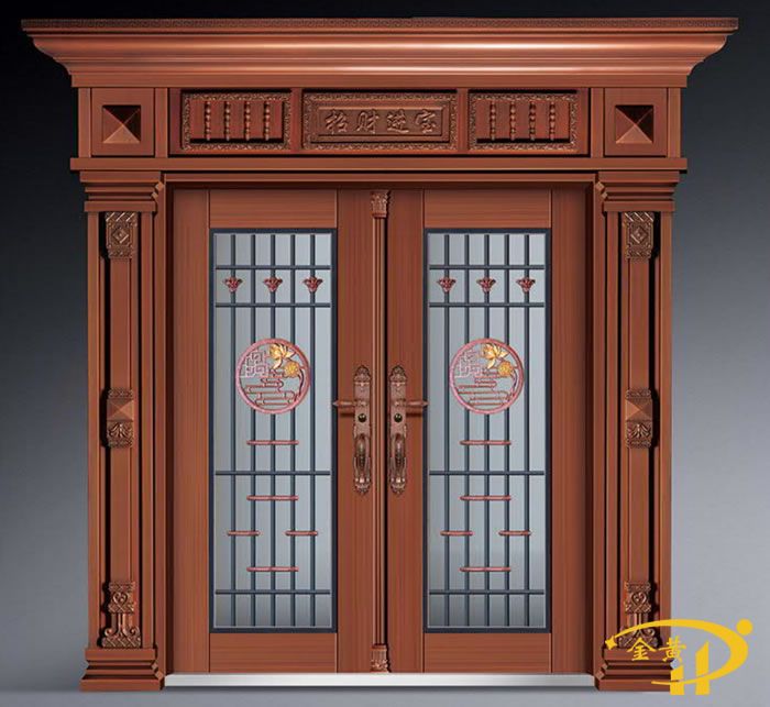 對開拼接玻璃門