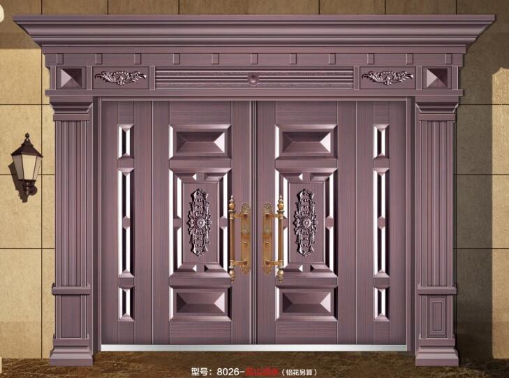 鋅合金鍍銅別墅門