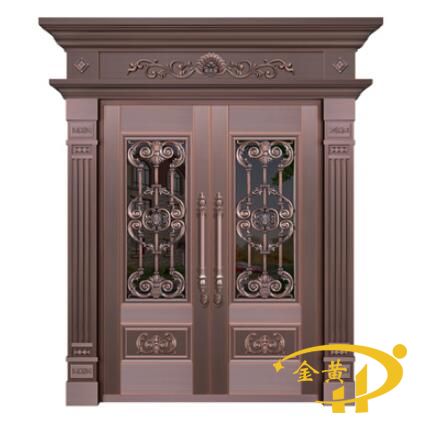 豪華別墅玻璃銅門生產(chǎn)廠家