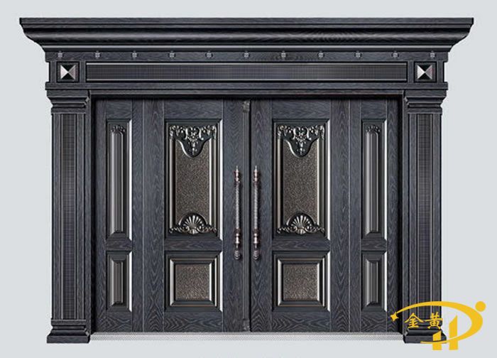 金黃鋅合金拼接門廠家