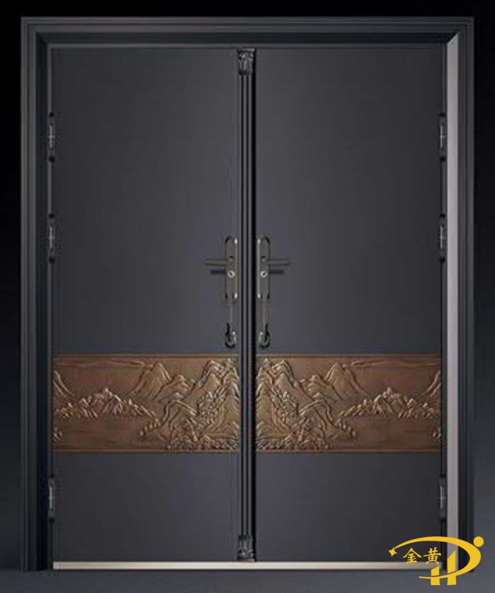 鋅合金整版模壓門