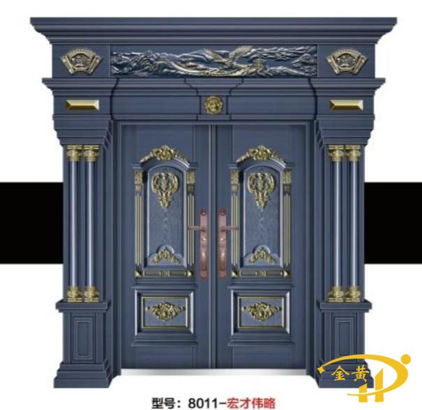 鋅合金別墅入戶門