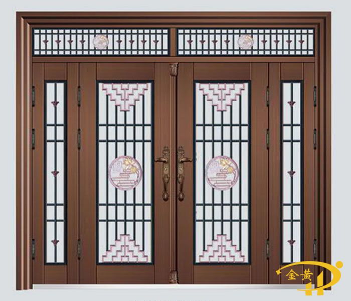 四開子母玻璃拼接門