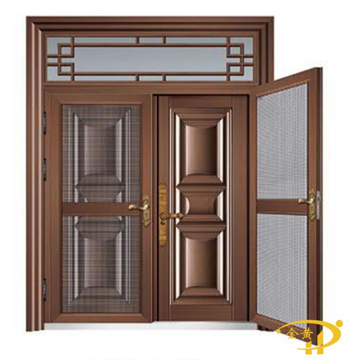 鋁合金簡易拼接復合門